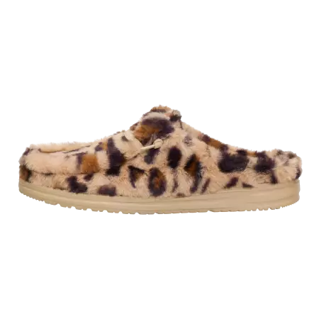 Wendy Slipper Leo Fur 