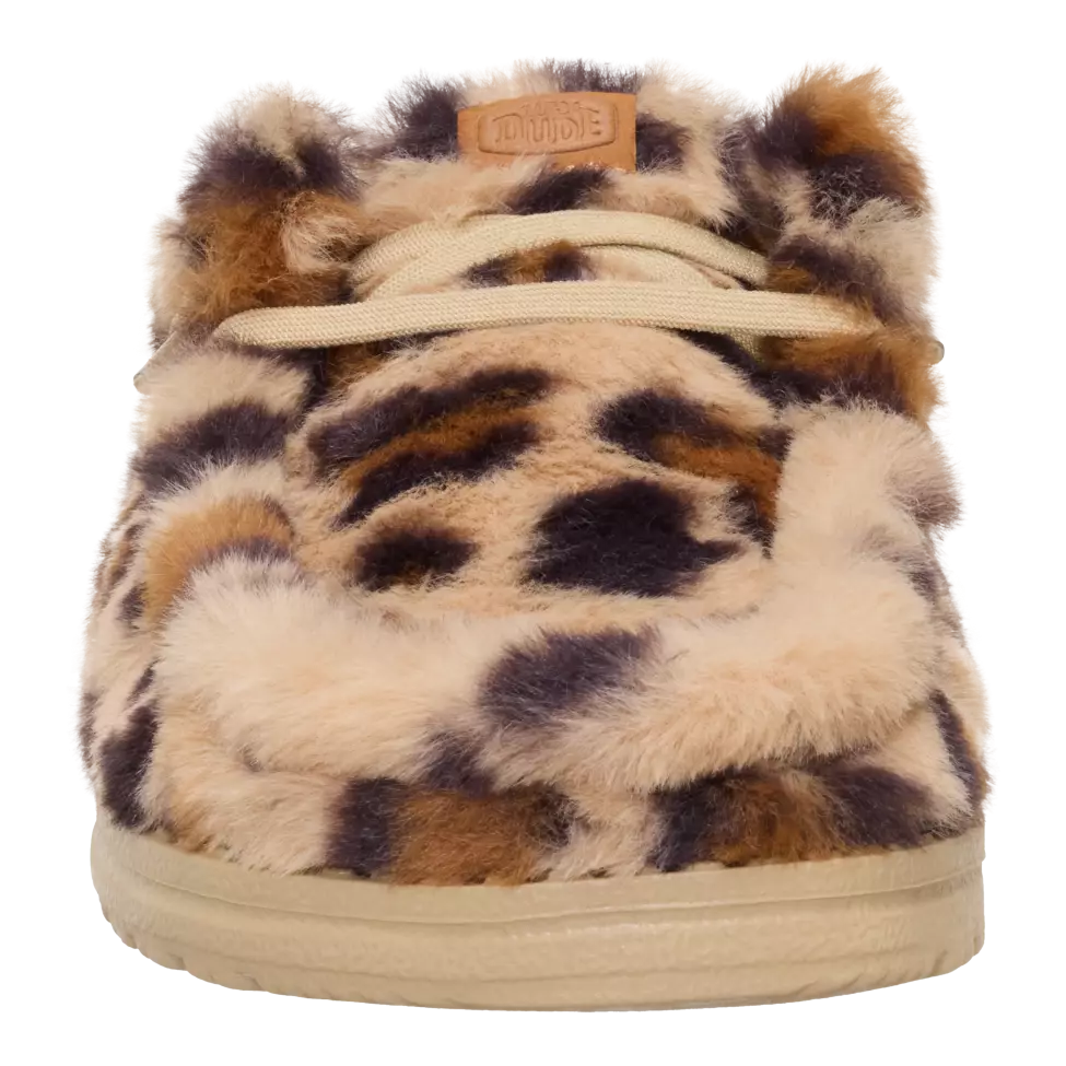 Wendy Slipper Leo Fur 