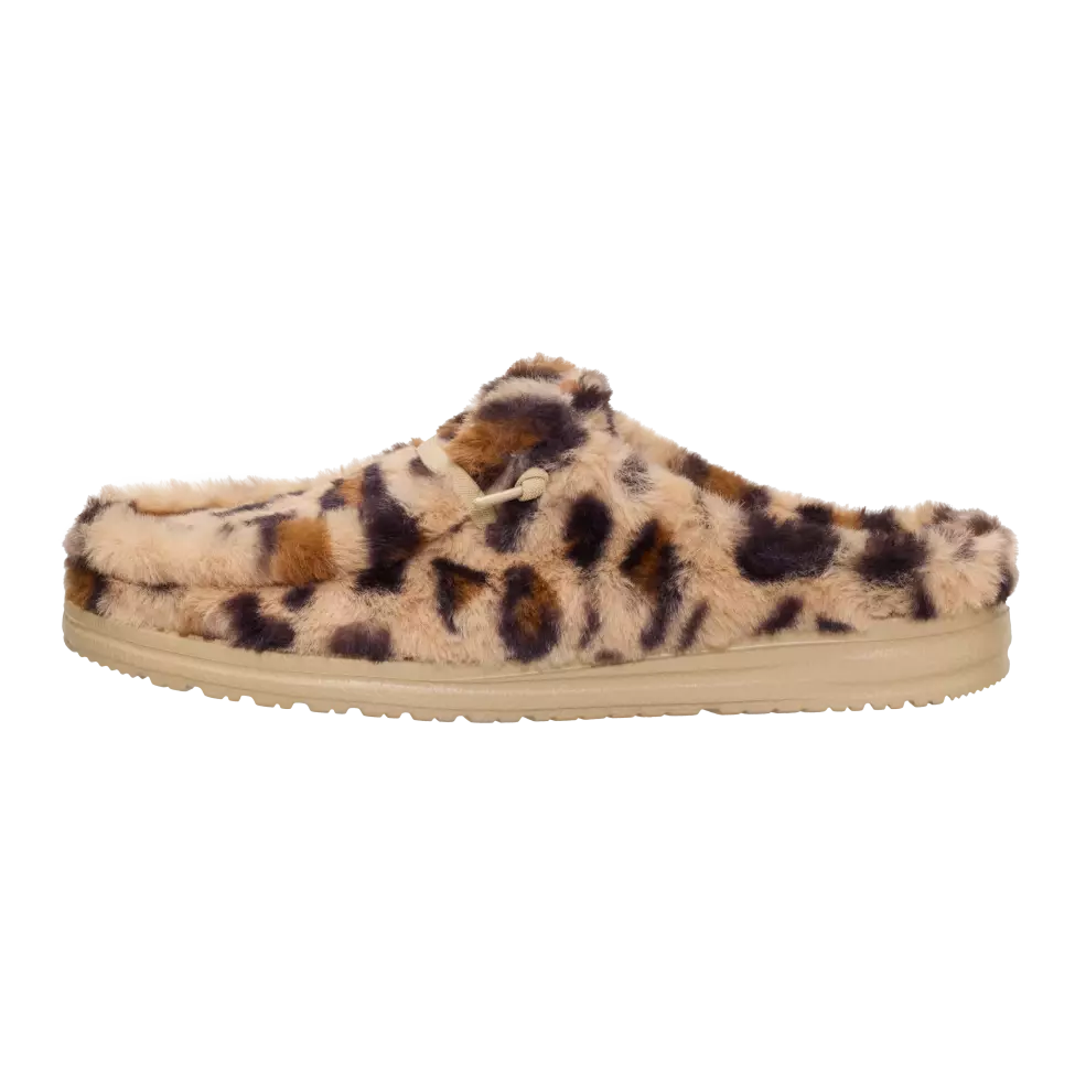 Wendy Slipper Leo Fur 