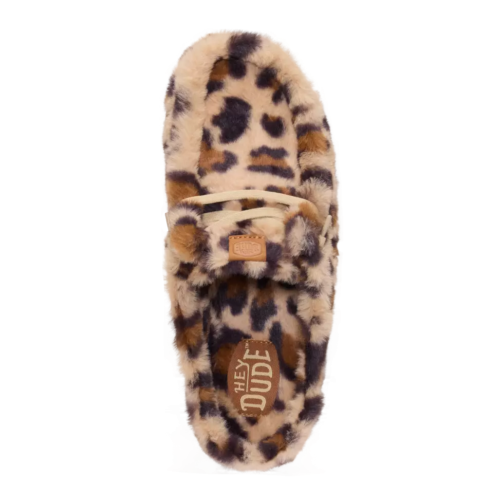 Wendy Slipper Leo Fur 